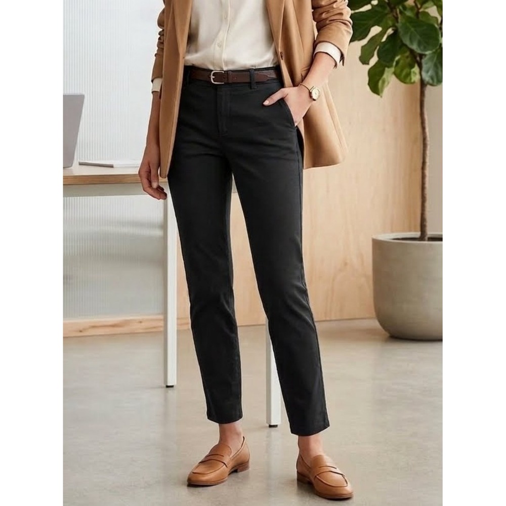 Tommy Hilfiger Black Straight Leg Pants - Size‎ 10